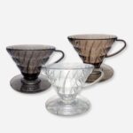 Porta Filtro Guanabara Café V60 Cônico Acrílico com brinde