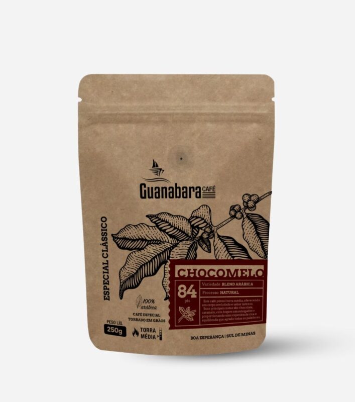 Café Guanabara Especial Clássico Chocomelo - 250g - Sul de Minas - 100% Arábica