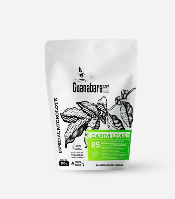 Café Guanabara Especial Microlote Capim limão - 250 gramas - Sul de Minas - 100%Arábica